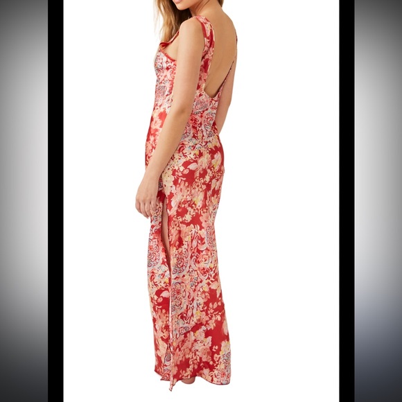 Free People Intimately FP Worth The Wait Slip Dress Apple Combo Size Large - Picture 2 of 8